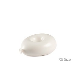 Plato con forma de globo blanco satinado 23x20x7 cm de 100% Chef