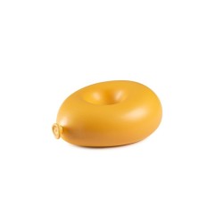 Plato con forma de globo amarillo satinado 20x16x7 cm de 100% Chef