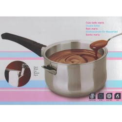 CAZO INOX PARA BAÑO MARIA 16X9 CM IBILI
