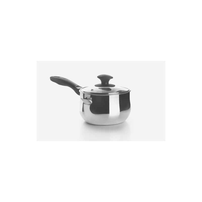 CAZO INOX PARA BAÑO MARIA CON TAPA 16X9 CM IBILI 741316
