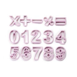 6 unidades de IBILI 794900 CORTAPASTAS NUMEROS