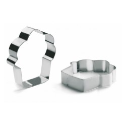 6 unidades de IBILI 735700 CORTAPASTAS CUP CAKE ESTAÑADO