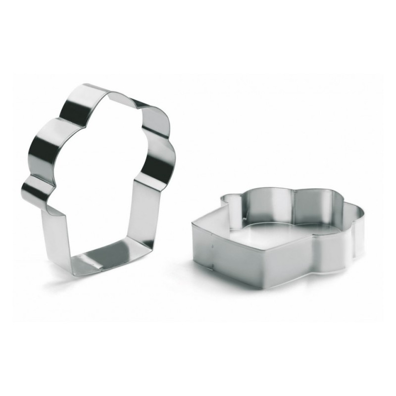 6 unidades de IBILI 735700 CORTAPASTAS CUP CAKE ESTAÑADO