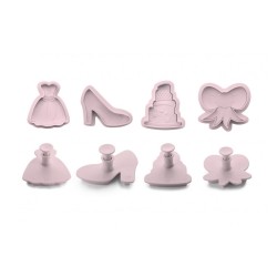 6 unidades de IBILI 789009 CORTAPASTAS CON EXPULSOR PARTY