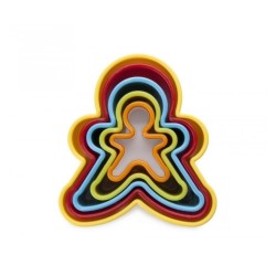 12 unidades de IBILI 794400 SET 5 CORTAPASTAS GINGER