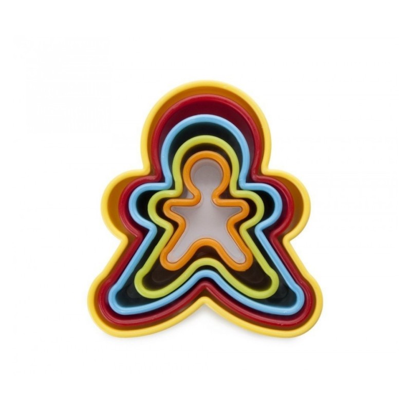 12 unidades de IBILI 794400 SET 5 CORTAPASTAS GINGER