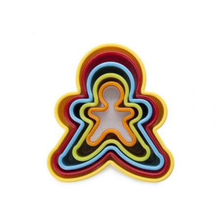 12 unidades de IBILI 794400 SET 5 CORTAPASTAS GINGER