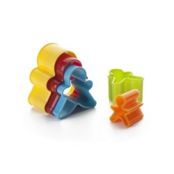 12 unidades de IBILI 794400 SET 5 CORTAPASTAS GINGER