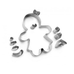 6 unidades de IBILI 794302 SET 10 CORTAPASTAS CHICA