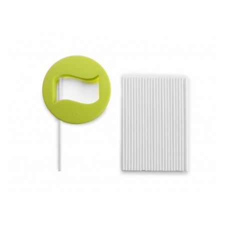 6 unidades de IBILI 792100 CORTAPASTAS BANDERA + 24 PALITOS