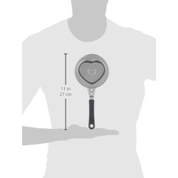 SARTEN CON FORMA DE CORAZON 6 unidades de IBILI 450400