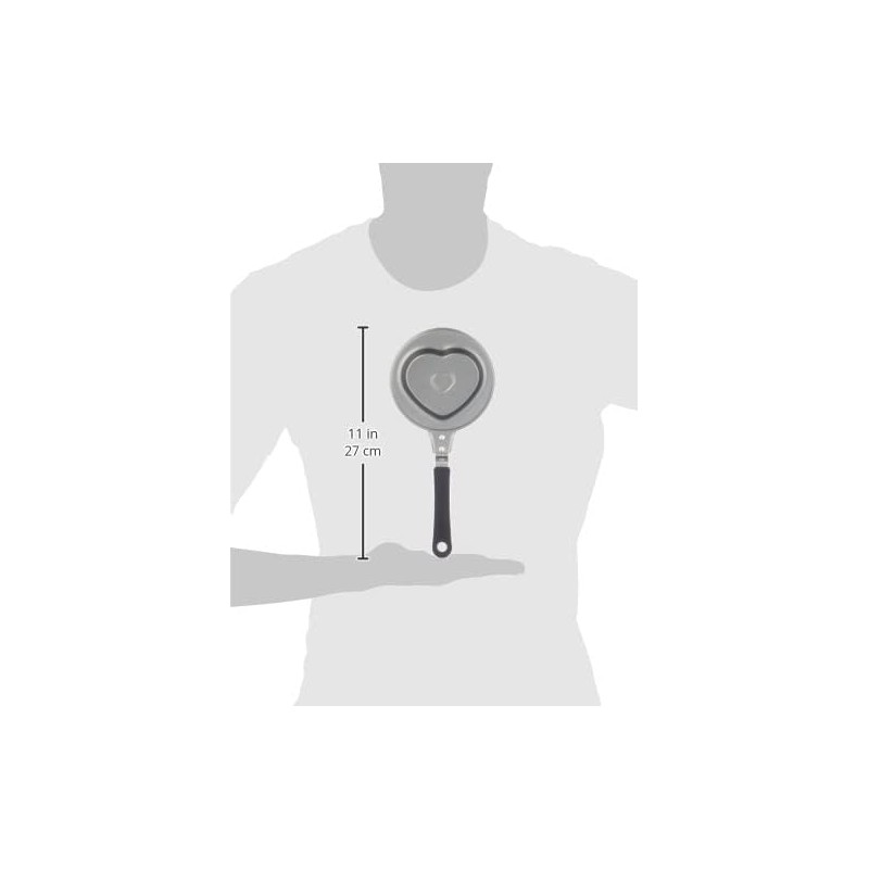 SARTEN CON FORMA DE CORAZON 6 unidades de IBILI 450400