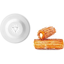 CHURRERA A ROSCA Y MÁQUINA DE GALLETAS CON 12 DISCOS IBILI 687400