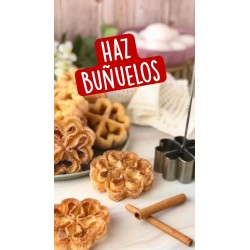 Set moldes rosetón buñuelos Ibili (12 sets) | Pastelería