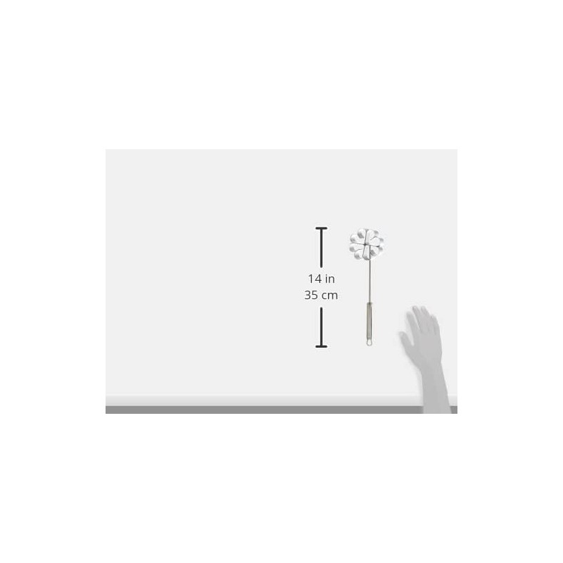 MOLDE FLORON GRANDE INOX 15X9X3 CM 6 UNIDADES DE IBILI 774300