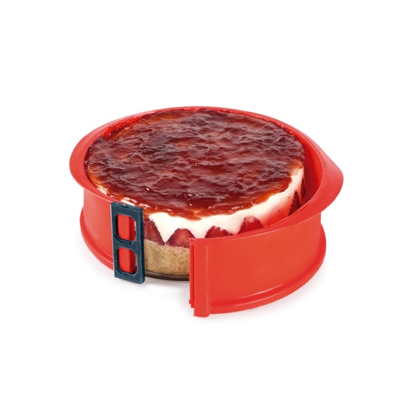 MOLDE DESMONTABLE REDONDO CON BASE CRISTAL 12X4.5CM DE IBILI 875712