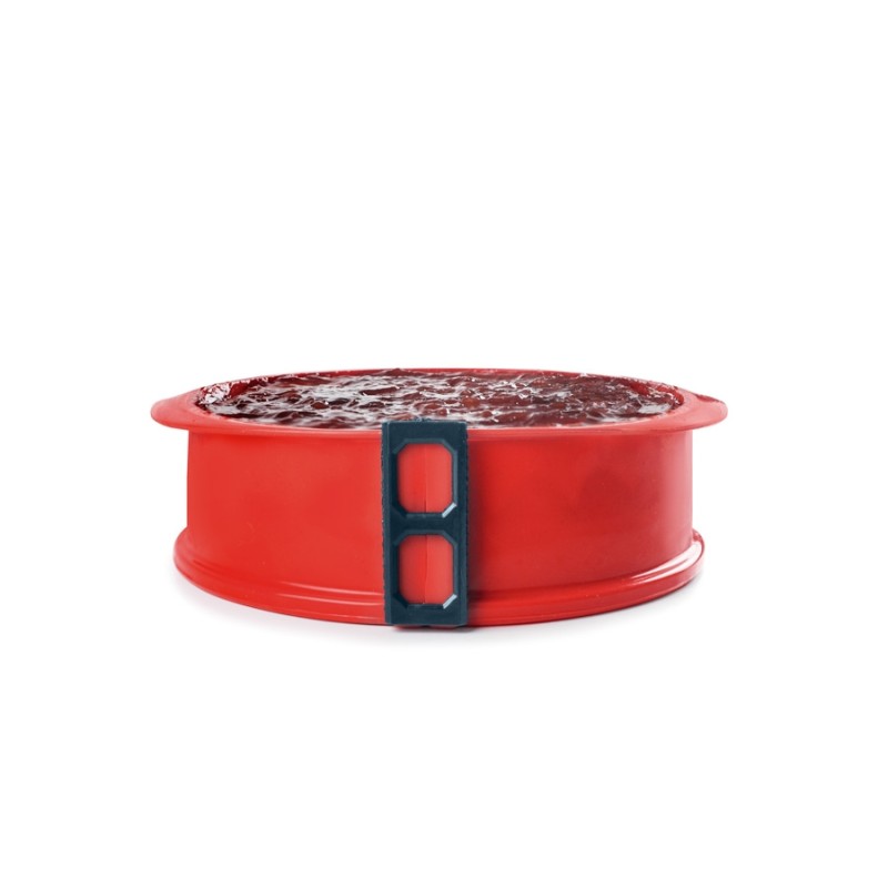 MOLDE DESMONTABLE REDONDO CON BASE CRISTAL 12X4.5CM DE IBILI 875712