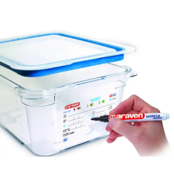 CUBETA PERFORADA GN 1/1 150MM 17.5L  6 UNIDADES DE ARAVEN 07825