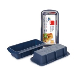 SET 2 MOLDES CAKE BLUEBERRY 15X6.5X4CM 0.25L 6 UNIDADES DE IBILI 870024