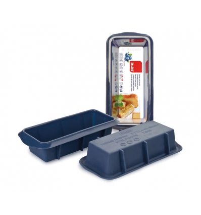 SET 2 MOLDES CAKE BLUEBERRY 15X6.5X4CM 0.25L 6 UNIDADES DE IBILI 870024