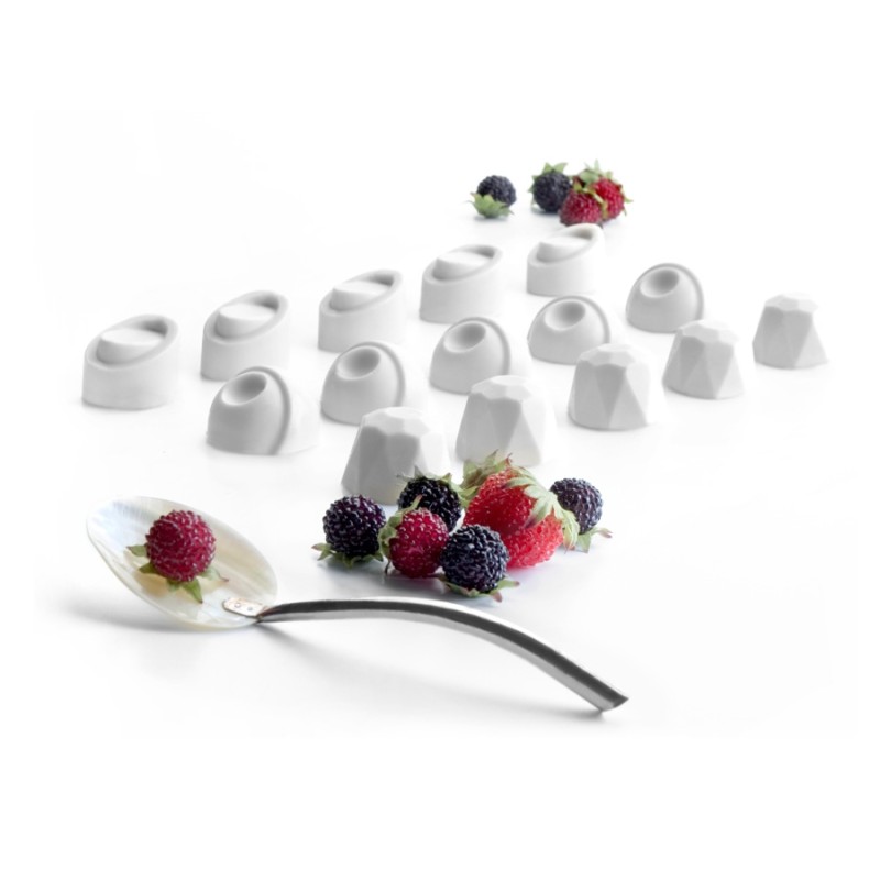 Molde silicona mini Panna Cotta 15 cavidades 30x17 cm | Profesional |