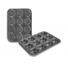 MOLDES MUFFINS 12 CAVIDADES PERFORADOS CROUS 35X6X3CM 6 UNIDADES DE IBILI 835012