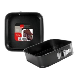 MOLDES DESMONTABLES CUADRADOS MOKA 24X24X7CM 6 UNIDADES DE IBILI 825924