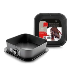 MOLDES DESMONTABLES CUADRADOS CON BASES EXTRA MOKA 17X17X8CM 6 UNIDADES DE IBILI 826517