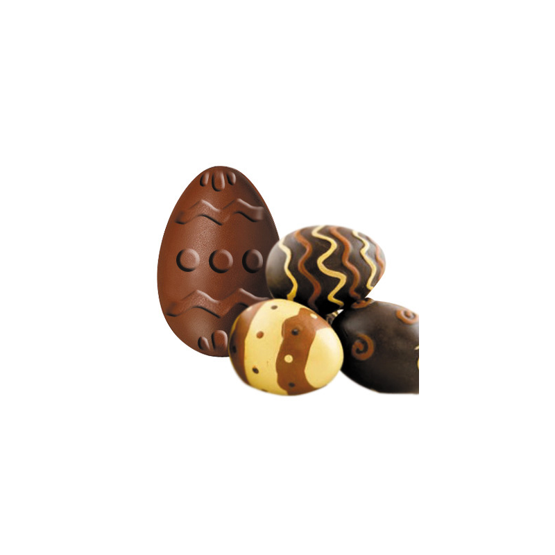 MOLDES HUEVO PASCUA MOKA 26X21X8,30CM 6 UNIDADES DE IBILI 823926