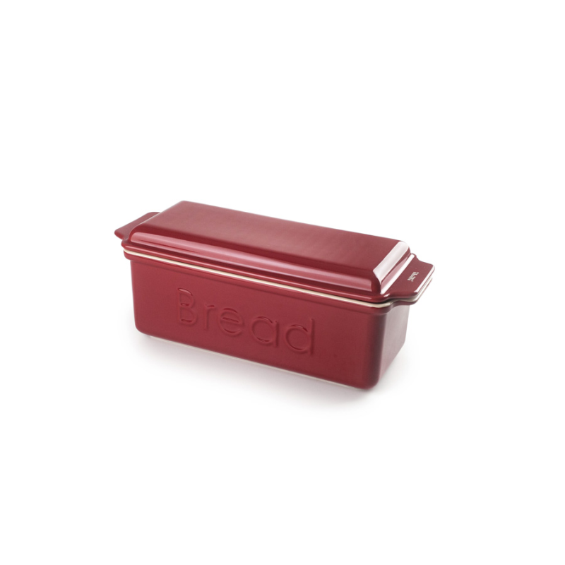MOLDE ROJO PARA PAN CON TAPA 24.5X10X10CM DE IBILI 685900
