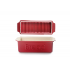 MOLDE ROJO PARA PAN CON TAPA 24.5X10X10CM DE IBILI 685900