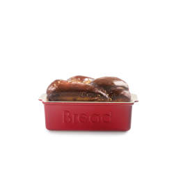 MOLDE ROJO PARA PAN CON TAPA 24.5X10X10CM DE IBILI 685900
