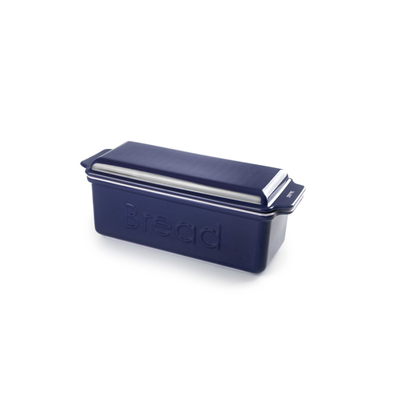MOLDE AZUL PARA PAN CON TAPA 24.5X10X10CM DE IBILI 685910