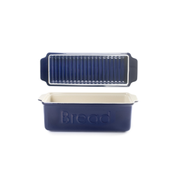 MOLDE AZUL PARA PAN CON TAPA 24.5X10X10CM DE IBILI 685910
