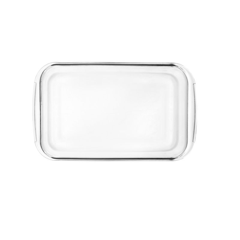 MOLDES PARA EL HORNO RECTANGULARES DE KRISTALL CON TAPA 30.5X18.6X5.3CM 1.6L 4 UNIDADES DE IBILI 687730