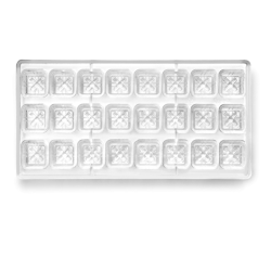 MOLDE BOMBÓN CÓNICO CUADRADO 27X14X2.5CM DE IBILI 799401