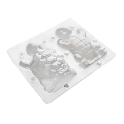 MOLDES TORTUGA 3D 15X10CM 6 UNIDADES DE IBILI 796300
