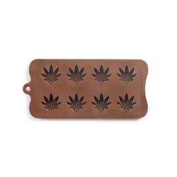 MOLDES BOMBON SILICONA MARIHUANA 10X21X2.5CM 6 UNIDADES DE IBILI 860314
