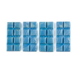 MOLDE 4 MINITABLETAS 2X4 ONZAS 18.5X9.5CM 6 UNIDADES DE IBILI 850300