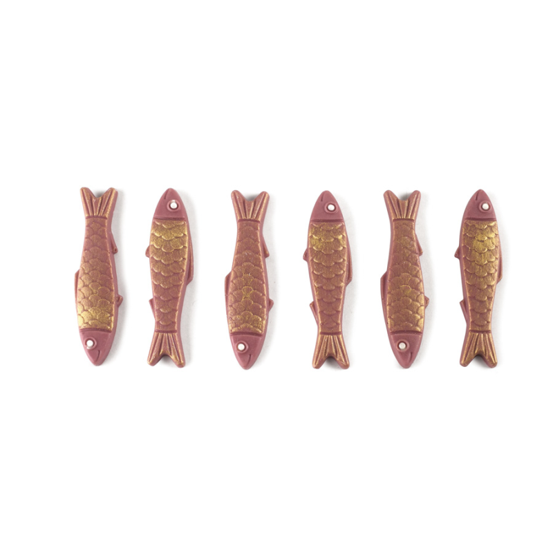 MOLDE BOMBON SARDINAS 22.5X10.5CM 6 UNIDADES DE IBILI 860315