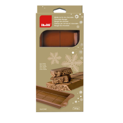 MOLDE TURRÓN DE CHOCOLATE 20X10X2.5CM 6 UNIDADES DE IBILI 860400