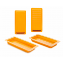 SET 2 MOLDES TURRON (TRONCO+ONZAS) 23X10X2CM 6 UNIDADES DE IBILI 793501