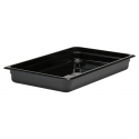 Cubeta GN 1/1 de policarbonato Negra  32,5 x 53 x 6,5 cm Capacidad 8,5 L - CAMBRO12CW-110