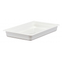 Cubeta GN 1/1 de policarbonato blanca  32,5 x 53 x 6,5 cm Capacidad 8,5 L - CAMBRO12CW-148