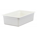 GN 1/1 white polycarbonate bucket 32.5 x 53 x 15 cm Capacity 19.5 L - CAMBRO16CW-148
