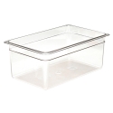 Cubeta GN 1/1 de policarbonato transparente 32,5 x 53 x 15 cm Capacidad 19,5 L - CAMBRO18CW-135