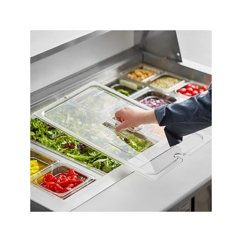 TAPA CON MUESCA Y ASA GN 1/1 POLICARBONATO TRANSPARENTE CAMBRO