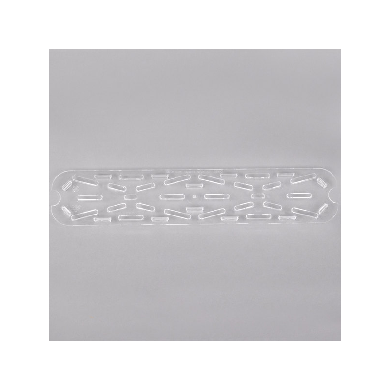 FONDO PERFORADO PARA DRENAJE GN 1/2 LARGO POLICARBONATO TRANSPARENTE