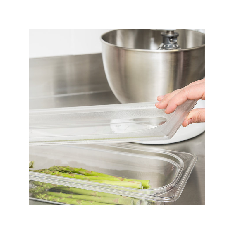 TAPA PLANA GN 1/2 POLICARBONATO TRANSPARENTE CAMBRO 16,2cm