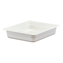 Cubeta GN 1/2 de policarbonato blanca 26.5x32.5x6.5 cm Capacidad 3.9 L